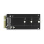 DeLOCK Adaptador de SATA de 22 pines macho a ranura M.2 Key B
