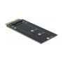 DeLOCK Adaptador de SATA de 22 pines macho a ranura M.2 Key B