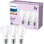 Philips Bombilla LED 8719514451278 60W B22 Blanco Cálido Mate No Regulable Pack 3 Unidades