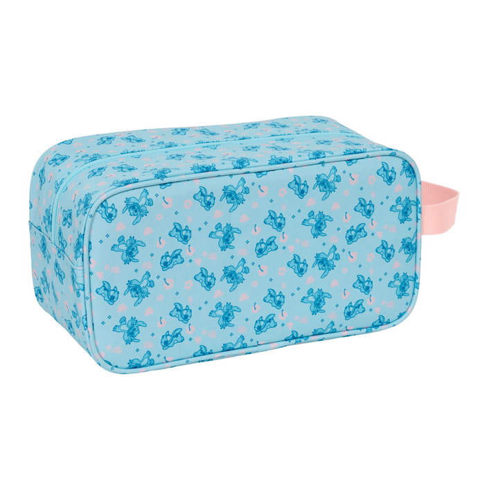 Portatodo Lilo & Stitch Ohana Azul claro Rosa claro 29 x 15 x 14 cm