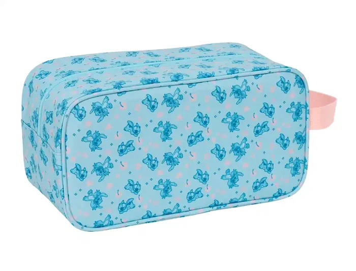 Portatodo Lilo & Stitch Ohana Azul claro Rosa claro 29 x 15 x 14 cm