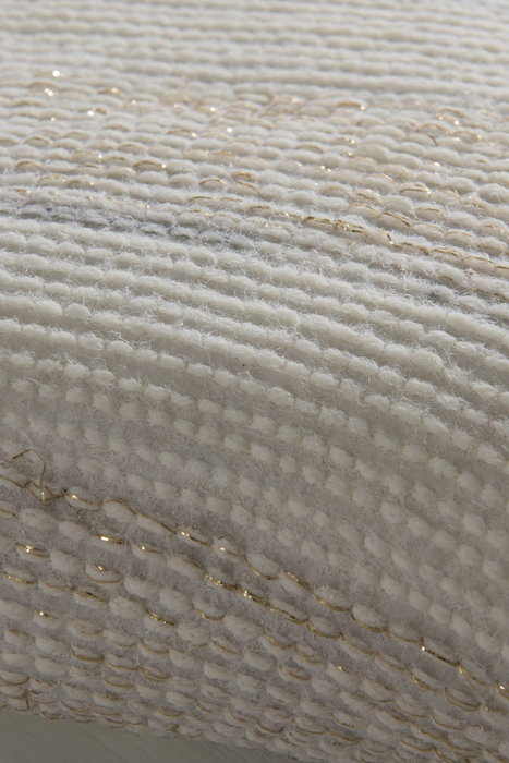Mijölnir Alfombrilla de Baño Redonda Ecru 100% Acrílico Felpa 30mm Antibacteriana Antideslizante Lavable 90cm