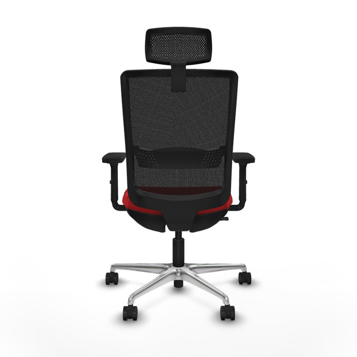 PIQUERAS Y CRESPO Silla de oficina Haches con mecanismo Sincro/Traslack, Rojo y Negro PIQUERAS Y CRESPO Silla de oficina Haches con mecanismo Sincro/Traslack, Rojo y Negro