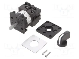 SCHNEIDER ELECTRIC Interruptor de leva de 2 posiciones 12A Negro