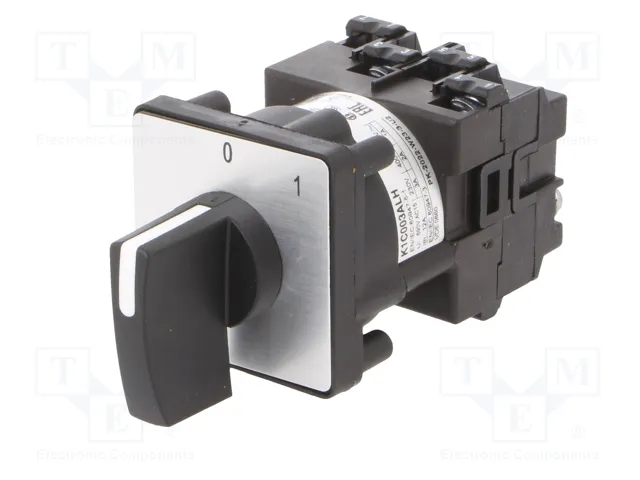 SCHNEIDER ELECTRIC Interruptor de leva de 2 posiciones 12A Negro SCHNEIDER ELECTRIC Interruptor de leva de 2 posiciones 12A Negro