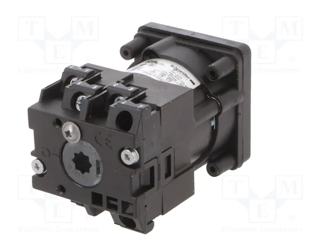 SCHNEIDER ELECTRIC Interruptor de leva de 2 posiciones 12A Negro SCHNEIDER ELECTRIC Interruptor de leva de 2 posiciones 12A Negro