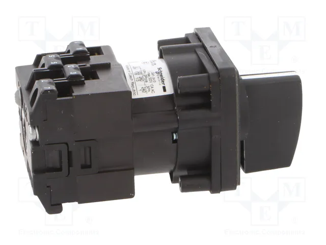 SCHNEIDER ELECTRIC Interruptor de leva de 2 posiciones 12A Negro SCHNEIDER ELECTRIC Interruptor de leva de 2 posiciones 12A Negro