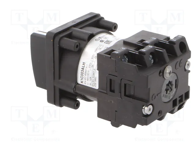 SCHNEIDER ELECTRIC Interruptor de leva de 2 posiciones 12A Negro SCHNEIDER ELECTRIC Interruptor de leva de 2 posiciones 12A Negro