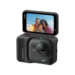 Insta360 GO Ultra Pack Creador - Cámara Deportiva 4K con Ángulo de Visión 360°, Estabilización FlowState, 53g, Resistente al Agua 10m, Color Negro