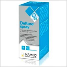 NAMED Dekoro Spray 20M. Vitamina D Y K2 (Mk7) para Huesos y Sistema Inmunitario