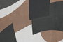 DKD Home Decor Cuadro Abstracto Negro Verde Marrón Blanco Lienzo PS 4 x 80 x 80 cm (2 Unidades)