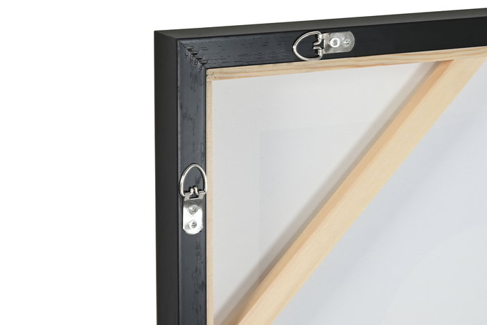 DKD Home Decor Cuadro Abstracto Negro Verde Marrón Blanco Lienzo PS 4 x 80 x 80 cm (2 Unidades)