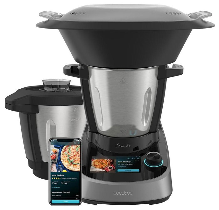 Cecotec Mambo Touch con Jarra Habana, 1600 W, 3,3 L, Gris