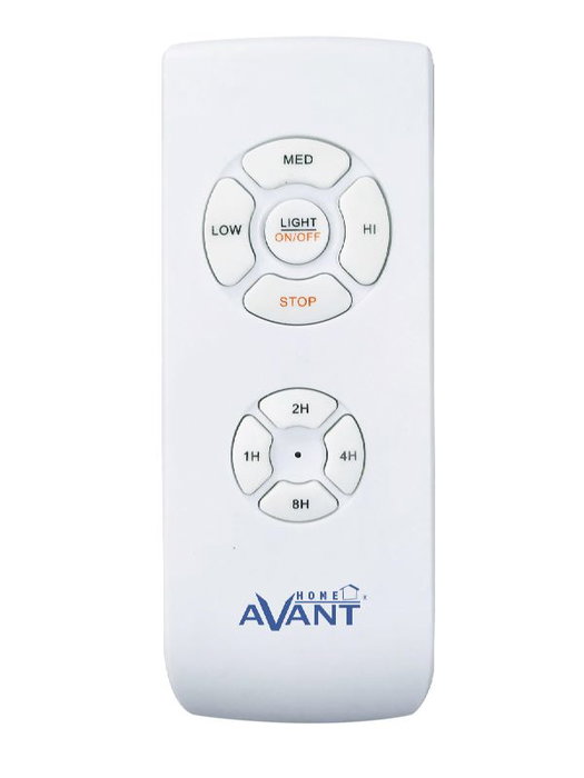 AVANT Ventilador de Techo con Luz y Mando a Distancia, 135 cm, 70 W, 3 Aspas, Color Blanco