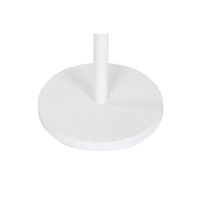 DKD Home Decor Perchero de Madera y Metal con Espejo Blanco