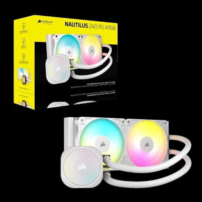 Corsair Nautilus 240 RS ARGB Blanco