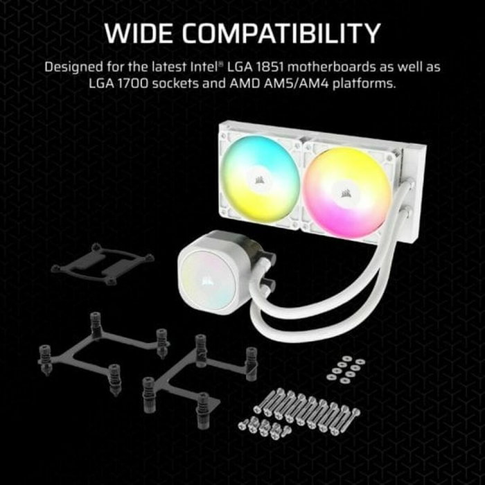 Corsair Nautilus 240 RS ARGB Blanco
