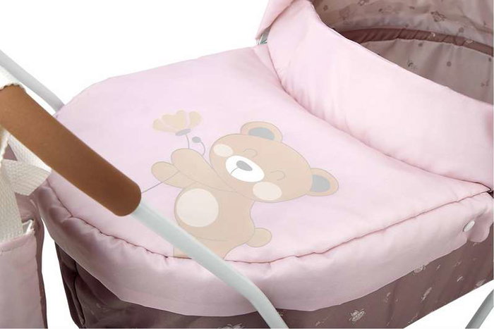 Muñecas Arias Coche Capota Bear con Bolso