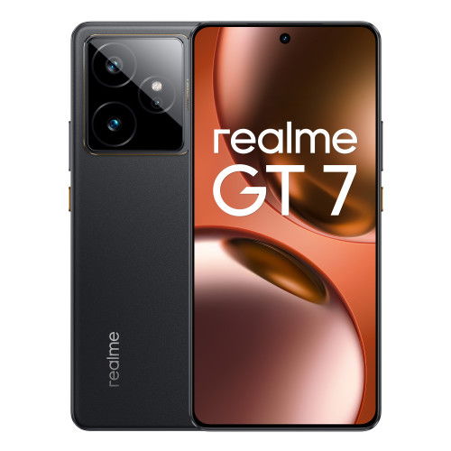 Realme GT 7 17,2 cm (6.78") 12 GB RAM 256 GB Almacenamiento 7000 mAh 5G Negro Realme GT 7 17,2 cm (6.78") 12 GB RAM 256 GB Almacenamiento 7000 mAh 5G Negro