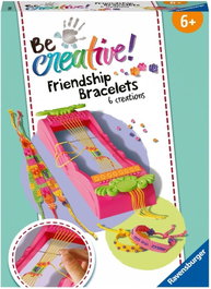 Ravensburger BE CREATIVE MIDI PULSERAS DE AMISTAD CON TELAR