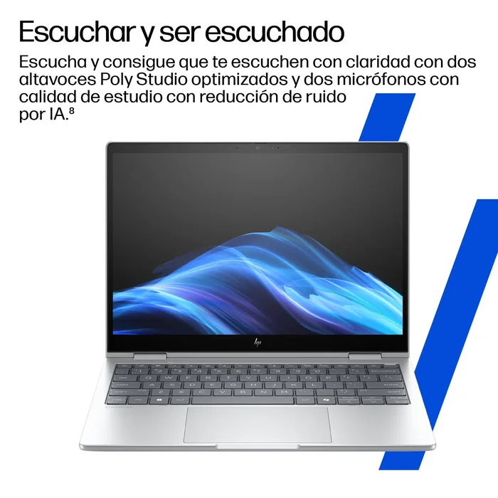 HP EliteBook 8 Flip G1i 13.3 Táctil Plata Glaciar HP EliteBook 8 Flip G1i 13.3 Táctil Plata Glaciar