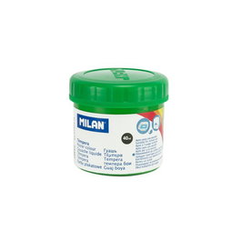 MILAN Témpera Unicolor Verde Claro 40 ml (Set de 6)