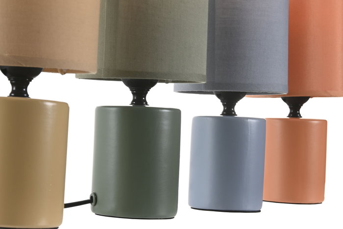 DKD Home Decor Lámpara de Sobremesa de Cerámica Surtida