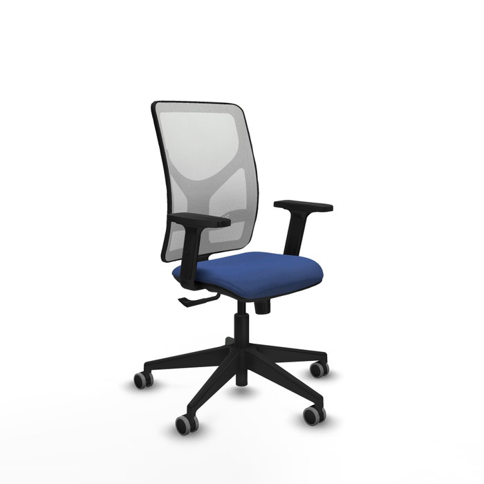 PIQUERAS Y CRESPO Silla de oficina Motilla con mecanismo Sincro, Azul marino y Blanco PIQUERAS Y CRESPO Silla de oficina Motilla con mecanismo Sincro, Azul marino y Blanco