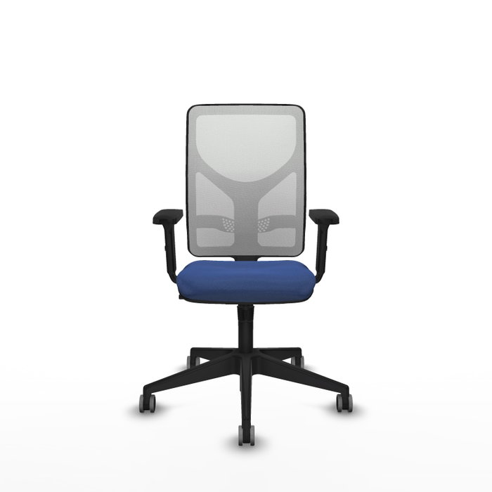 PIQUERAS Y CRESPO Silla de oficina Motilla con mecanismo Sincro, Azul marino y Blanco PIQUERAS Y CRESPO Silla de oficina Motilla con mecanismo Sincro, Azul marino y Blanco
