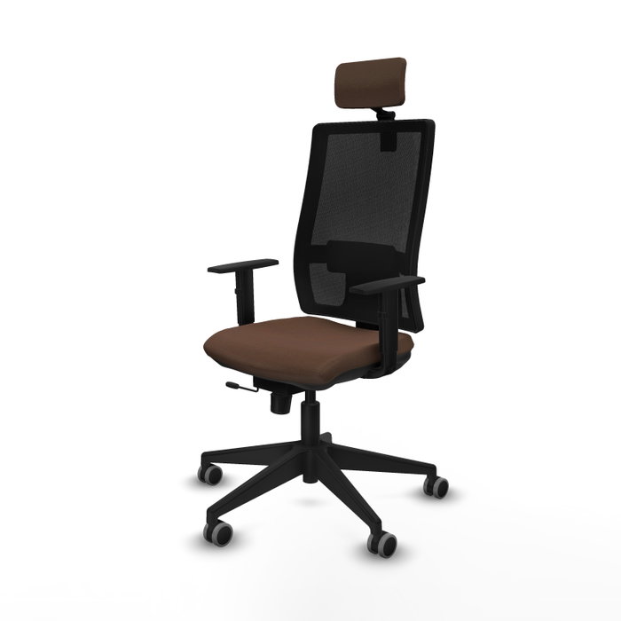 PIQUERAS Y CRESPO Silla de oficina Horna Marrón oscuro/Negro PIQUERAS Y CRESPO Silla de oficina Horna Marrón oscuro/Negro