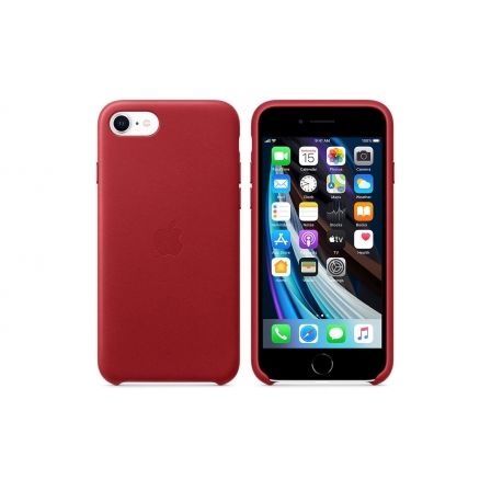 FUNDA APPLE IPHONE SE 2020 LEATHER CASE ROJO - MXYL2ZM/A