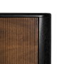 Armario Marrón-Negro Madera Salón 90 X 40 X 150 cm