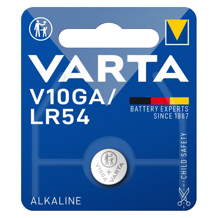 Varta Micro pila de botón alcalina V10GA/LR54 1,5 V Varta Micro pila de botón alcalina V10GA/LR54 1,5 V