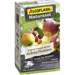Algoflash Naturasol Fertilizante para Árboles Frutales a Largo Plazo - 2 kg