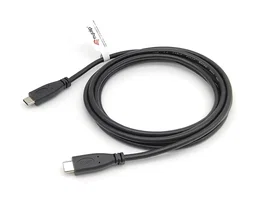 Equip 128887 Cable USB-C a USB-C 2.0 (USB C Macho a C Macho), 2m, 480 Mbps, Carga Rápida 60W (3A), Compatible con PD, Negro
