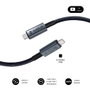 Subblim Cable USB-C a USB-C 4.0 8K 1,5 m 240W Negro
