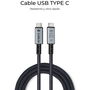 Subblim Cable HIGH SUBCAB-C24010 USB4.0 240W 40Gbps 8K 1.5m