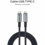 Subblim Cable USB-C a USB-C 4.0 8K 1,5 m 240W Negro