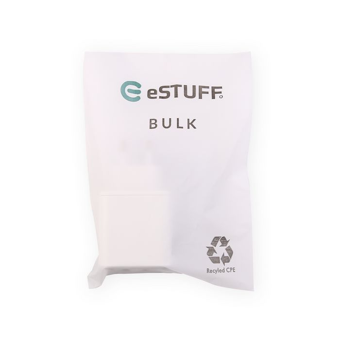 eSTUFF Cargador INFINITE USB-C PD 35W con Clavija UE - Blanco - Carcasa con 98% Plástico Reciclado eSTUFF Cargador INFINITE USB-C PD 35W con Clavija UE - Blanco - Carcasa con 98% Plástico Reciclado