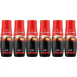 Sodastream Set de 6 Concentrados para Agua con Gas - Sabor Cola - 440ml SOD7290116748641