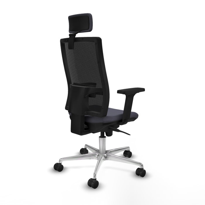 PIQUERAS Y CRESPO Silla de oficina Horna con mecanismo Sincro, Gris oscuro y Negro PIQUERAS Y CRESPO Silla de oficina Horna con mecanismo Sincro, Gris oscuro y Negro