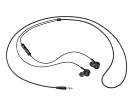 Samsung EO-IA500BBEGWW Auriculares Intraurales Alámbricos para Llamadas y Música, Conector 3.5 mm, Control de Volumen y Micrófono Integrado, Color Negro