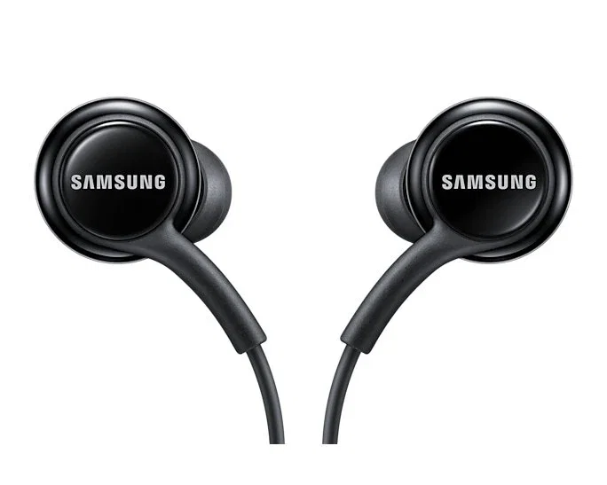 Samsung EO-IA500BBEGWW Auriculares Intraurales Alámbricos para Llamadas y Música, Conector 3.5 mm, Control de Volumen y Micrófono Integrado, Color Negro
