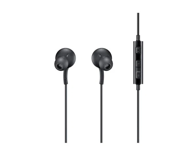 Samsung EO-IA500BBEGWW Auriculares Intraurales Alámbricos para Llamadas y Música, Conector 3.5 mm, Control de Volumen y Micrófono Integrado, Color Negro