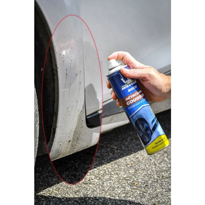 Michelin Limpiador de Alquitrán y Grasa para Coches y Llantas - Elimina Manchas de Carretera y Desengrasa Partes Mecánicas
