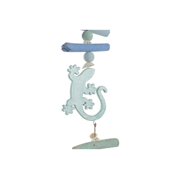 DKD Home Decor Decoración Colgante Albasia Surtido de 4 Unidades