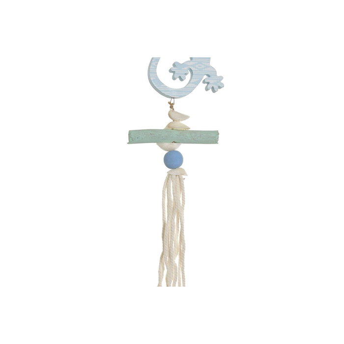 DKD Home Decor Decoración Colgante Albasia Surtido de 4 Unidades