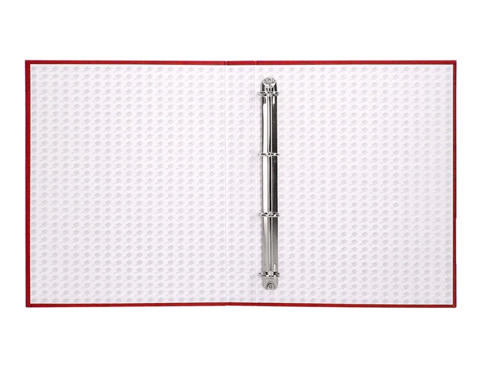 Liderpapel Carpeta de 4 anillas mixtas 40mm Rojo Folio