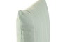 DKD Home Decor Cojín de Algodón y Poliéster con Rayas Verdes 45x45 cm