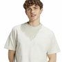 Camiseta de Manga Corta Hombre Adidas All Szn Blanco Beige